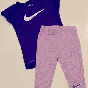 LIKE NEW 3T NIKE DRYFIT SHIRT AND PANTS